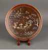 独角鹿西洋古董 1880年代日本明治时期出品《渔乐图》主题镀金银精雕装饰赤铜赏盘 商品缩略图0