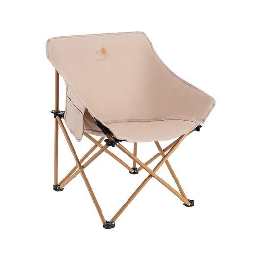 DM-2018扶手月亮椅-热带棕 商品图0