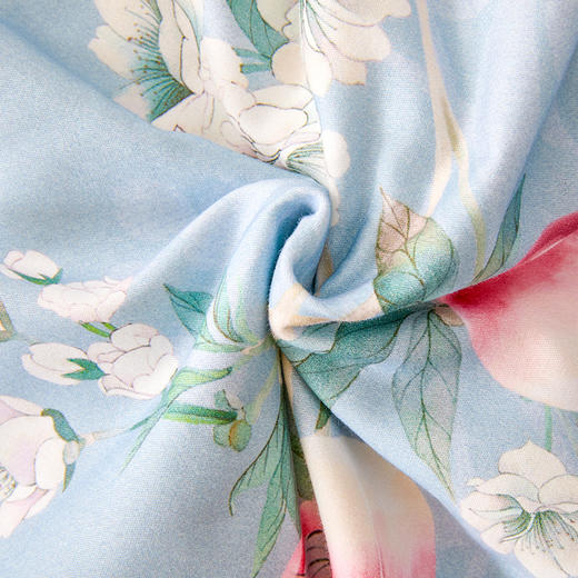 多喜爱 山海经系列全棉磨毛四件套 榴开福至/投桃喜禄/葡天同乐hl【云柔全棉】【温润磨毛】【芬纳诺抗菌】【出框工艺】温暖舒适 国风山海 多款可选 商品图12