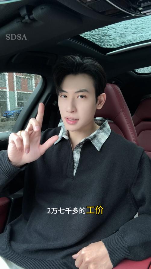 SDSA男士秋冬新款痞帅男装韩版拼接polo领针织衫复古百搭时尚毛衣 商品图0