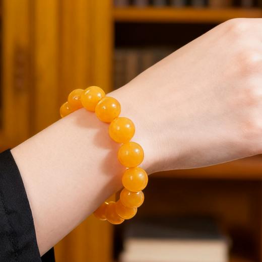 黄玉水晶手串缅甸手链收藏级 商品图8