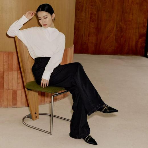 heelz设计师手工鞋履 ｜中国结缎面穆勒鞋2cm 商品图1