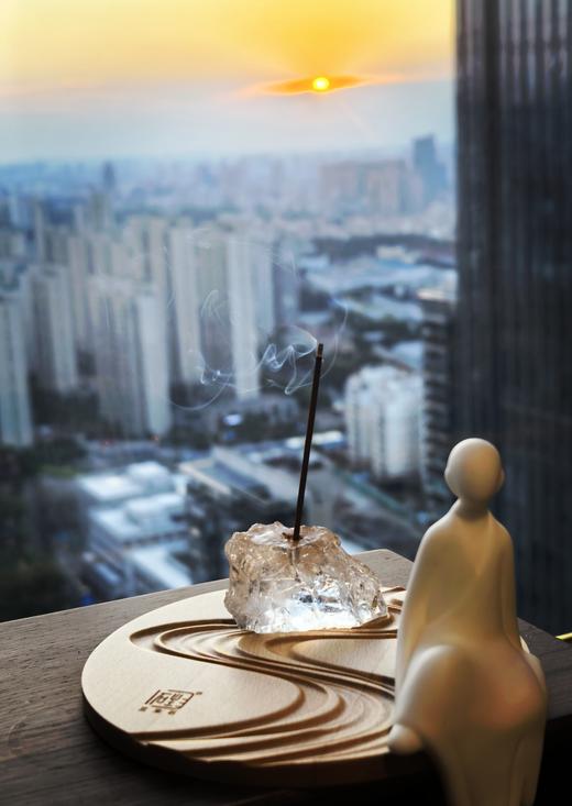 禅系列——白水晶原石香插套组 商品图1