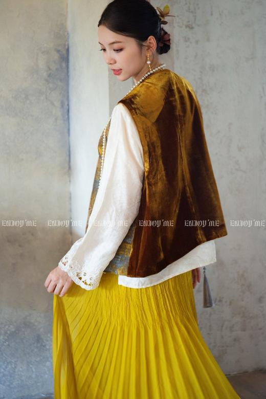 【门店同款】ENJOY秋季云敛-东方画笔装饰小包马甲 165743401 商品图4