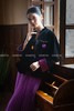 【门店同款】ENJOY秋季云敛-东方画笔紫风铃国风外套 166296809 商品缩略图1