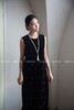 【门店同款】ENJOY秋季轻礼服荷叶边珍珠背心裙 165499639 商品缩略图0