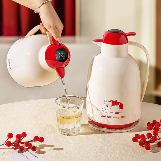 摩登主妇保温壶大容量2025新款家用玻璃内胆开水瓶暖壶宿舍热水壶 商品图4