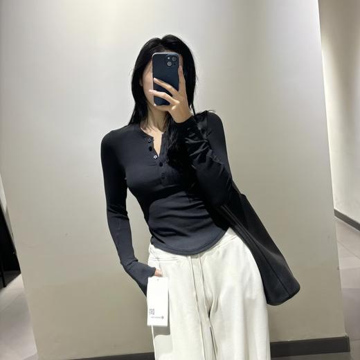 lulu ｜ hold tight同款纽扣亨利衫 商品图11