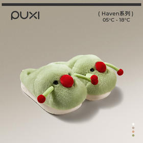 2025秋冬上新朴西红鼻子棉拖鞋室内女家居保暖防滑可爱棉拖鞋