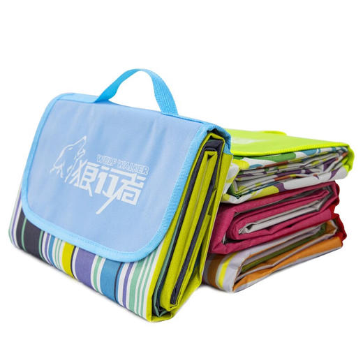 狼行者野餐垫 牛津布户外加厚加宽防潮垫休闲垫子 春游郊游野餐垫 商品图1