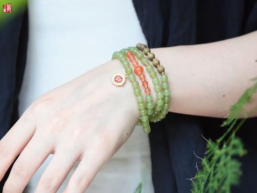 和田玉黄玉珠串 珠径：6mm 商品图4