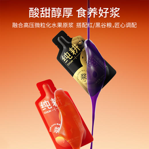 【超值90袋装】纯耕 五红五黑原浆饮组合 天然原浆 口感顺滑 30ml*90袋 商品图1