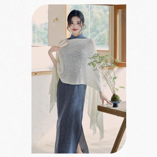 民国大小姐无袖旗袍改良年轻款日常可穿夏季复古素雅格子连衣裙女 商品图4