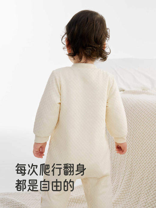 英氏婴儿哈衣抗菌夹棉秋冬保暖男女童连体衣新款爬服YLAAJ3R028A YLHAJ3R029A 商品图4