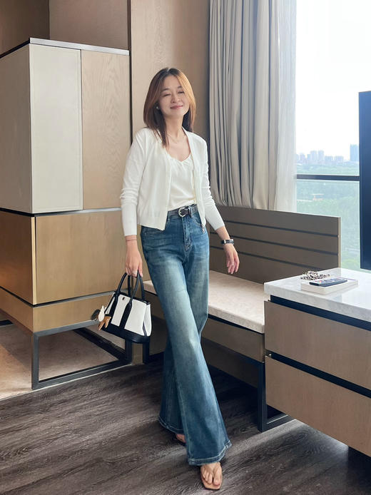 2509213    棉真丝 V领开衫 商品图5