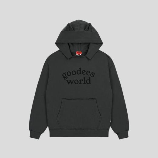 GOODBAI GOODEES 猫耳logo印花连帽卫衣 商品图4