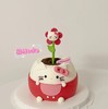 多款式~微加高HelloKitty盆栽花盆造型卡通蛋糕-低糖处理无添加 商品缩略图1