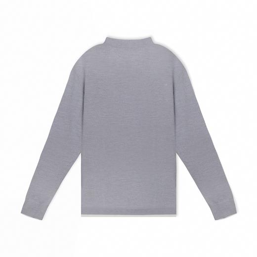 【KARL LAGERFELD】撞色logo提花圆领套头薄毛衫 商品图3