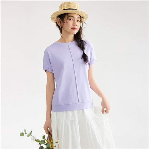 佐丹奴女装25年新款液氨短袖T恤衫05325216 商品图5