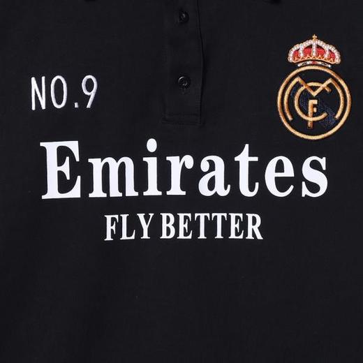 D911SDSA男士秋冬新款痞帅男装潮牌刺绣印花字母翻领长袖T恤百搭上衣 商品图3