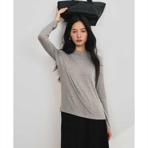 老米优品🎈3-5天！小立领/大圆领《品质款秋冬肌底衣 🍂醋酸天丝羊毛  面膜打底tee》软糯又温暖 ， 质感nice~ 礼袋包装 加赠羊毛专用天然樟木球 防虫防蛀防霉 商品图11