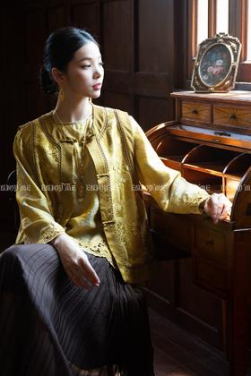 【门店同款】ENJOY秋季云敛-东方画笔福禄提花马夹 166243352