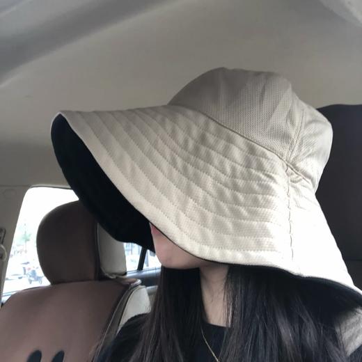 日本遮阳帽UV CUT防晒帽子户外防晒防紫外线双面可折叠渔夫帽女 商品图4