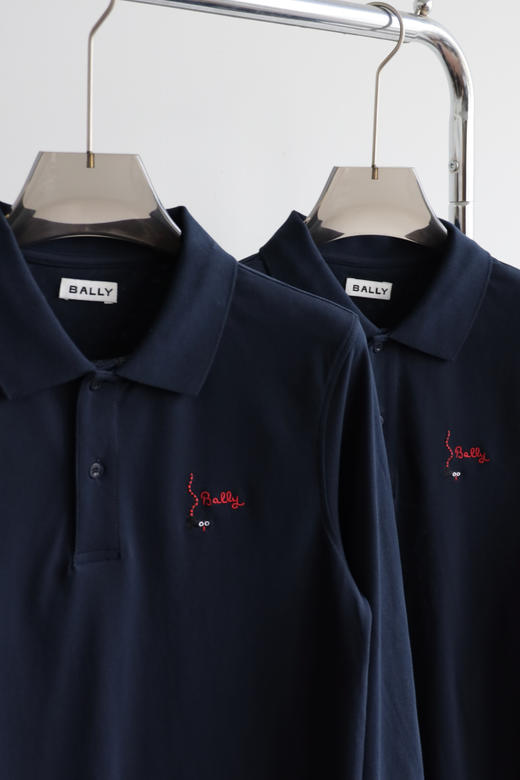 蛇来运转BA11Y 25限定丝光珠地拉架面料翻领长袖Polo衫 CX218 商品图4