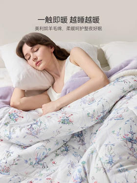 Domiamia 成人薄夹棉暖感被 适宜10-15 °C