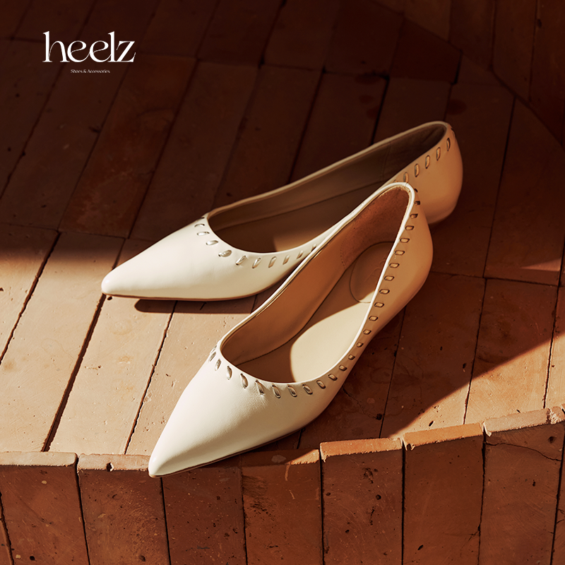 heelz设计师手工鞋履 ｜游牧风手工穿条浅口单鞋 2cm