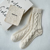 基础-简约宽罗口麻花袜-纪念日百货门店同款165495911 商品缩略图4
