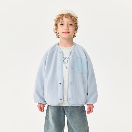 【科技发热】马克珍妮男女童双面奥奥绒外套2025年秋冬新款551373 商品图1