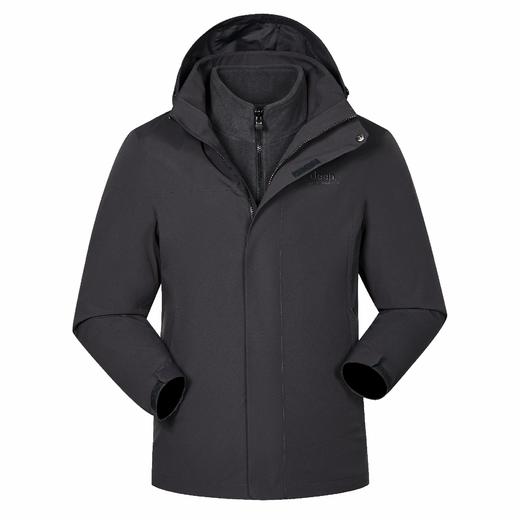 【云粉节】 【9折】6楼吉普JEEP男式冲锋衣抓绒两件套吊牌价1899折后价1709 商品图0