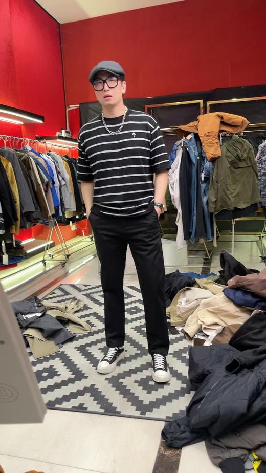 简&木CT03合体锥形250g第八代经典水洗微弹休闲裤S 商品图10