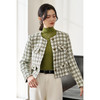 米思阳2026春季新款洋气小香风短外套单排扣直筒粗花呢上衣女0070 商品缩略图2