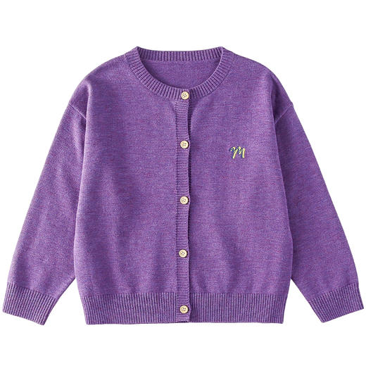 棉花堂多巴胺色绵羊毛防静电开衫童装毛衣——FD52192 商品图11