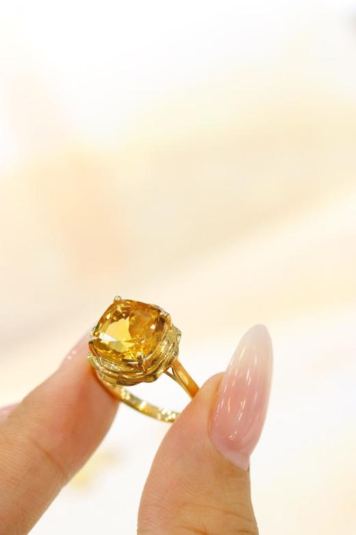 4.62ct黄水晶戒指 商品图4
