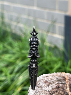 亚青金刚橛蓝盒装金刚橛定制普巴金刚撅高6cm