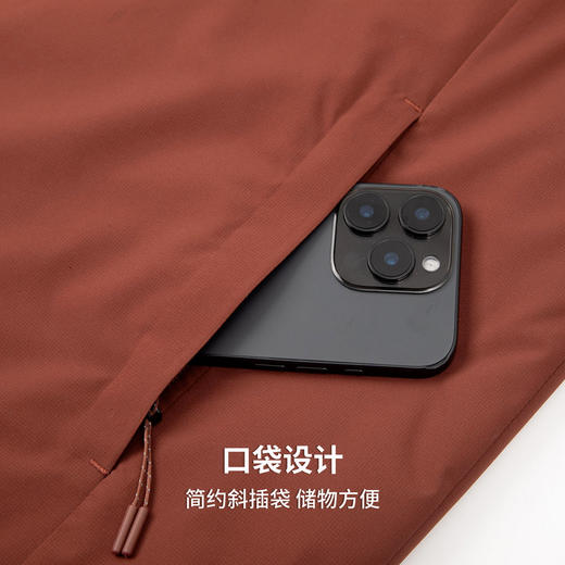 【冲锋系列&防水】圣得西男女同款2025秋新款户外轻暖连帽棉服 商品图7