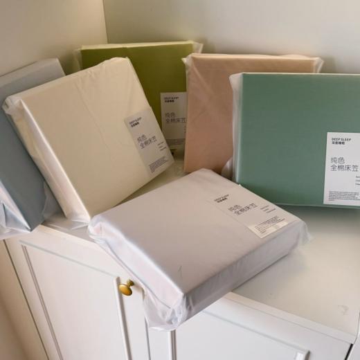 💖明星同款！！【亚朵同款深度睡眠纯棉床笠】☺️可在厚度22-28cm床垫上使用 ✅100%新疆长绒棉100支精梳面料，🔥亲肤裸睡，透气柔软，不掉毛、不缩水、不褪色 商品图2