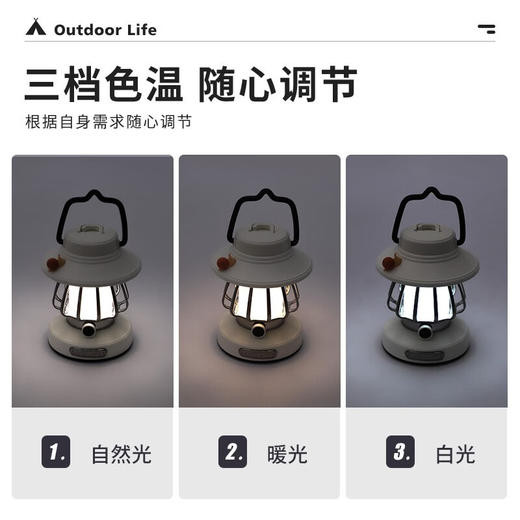 狼行者户外露营灯照明帐篷灯超长续航充电野营灯氛围灯露营装备 商品图7