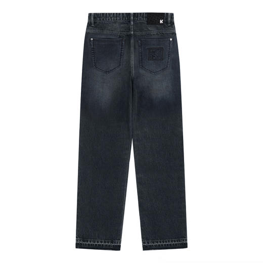 【KARL LAGERFELD】直筒洗水休闲牛仔长裤 商品图1