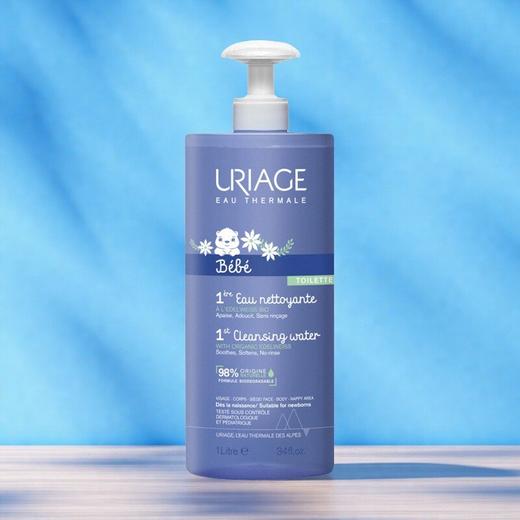 依泉Uriage婴幼儿洁肤水卸妆水1L大容量舒缓清洁 商品图3