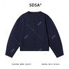 SDSA男士秋冬新款痞帅男装潮牌纯色短款无领廓形夹克外套时尚百搭 商品缩略图1