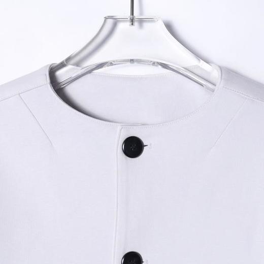 OSA901SDSA男士秋冬新款痞帅男装潮牌纯色短款无领廓形夹克外套时尚百搭 商品图2