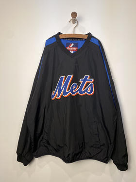 Y2K Vintage Majestic MLB 美国职业棒球大联盟运动罩衫_SLSS(2XL)