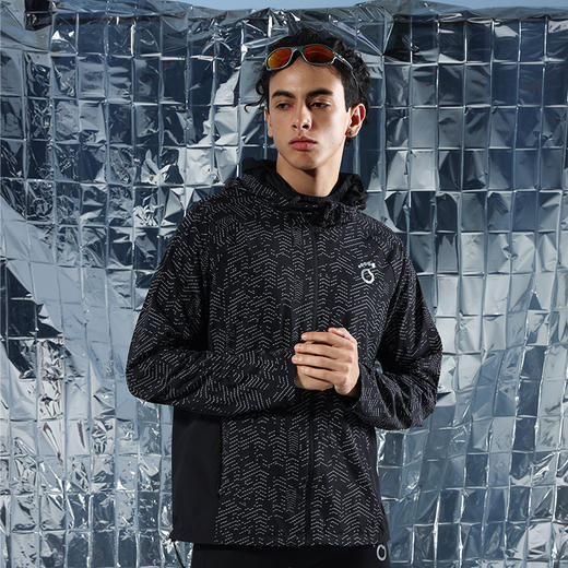 原创单品丨马孔多男女夜跑外套 白天时尚 夜跑有光 外层干爽 腋下开窗透气 内层有网 两侧拉链兜 男款专属面罩 商品图4