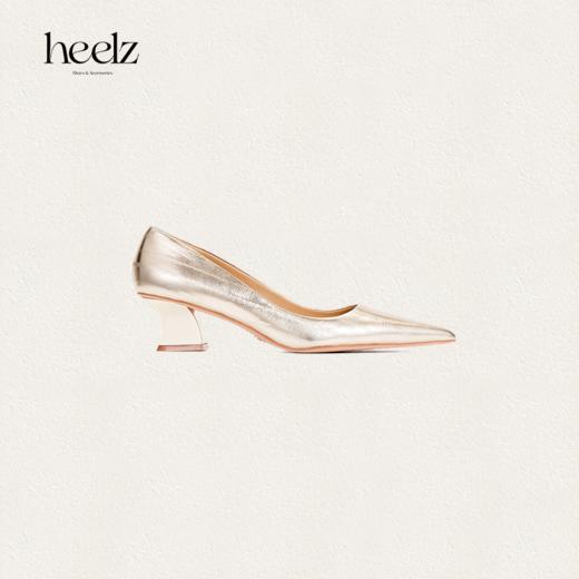 heelz设计师手工鞋履 ｜5th Avenue 鳗鱼纹羊皮异型跟单鞋 5公分 商品图0