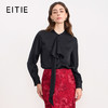 EITIE爱特爱春季新款时尚通勤职业百搭显瘦飘带上衣衬衫7709402 商品缩略图1