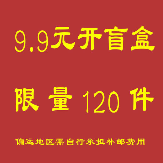 9.9元开盲盒，限量120件，抢完即止 商品图0